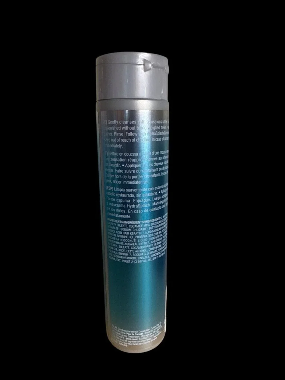 Joico Hydra Splash Hydrating Shampoo for Fine/Medium Dry Hair 10.1 Oz New